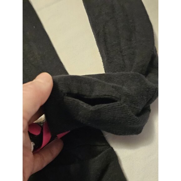 Athleta Pranayama Restore Rib WrapNirvana BLACK Cardigan Sweater Women's XS Boho - Picture 5 of 9